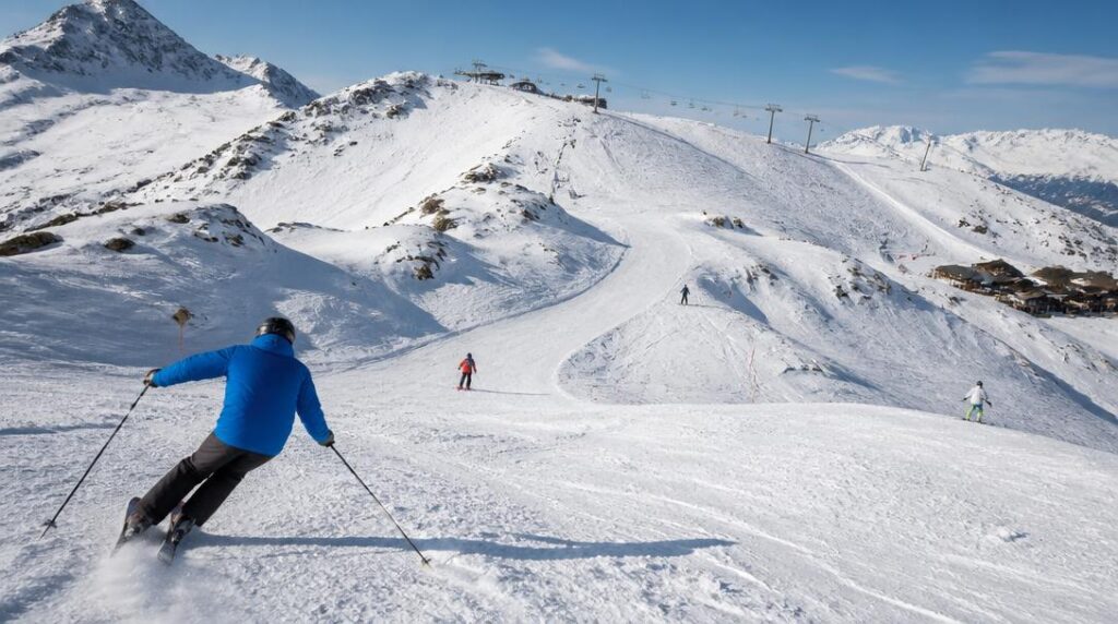 Réseau relié d’un domaine skiable Autriche