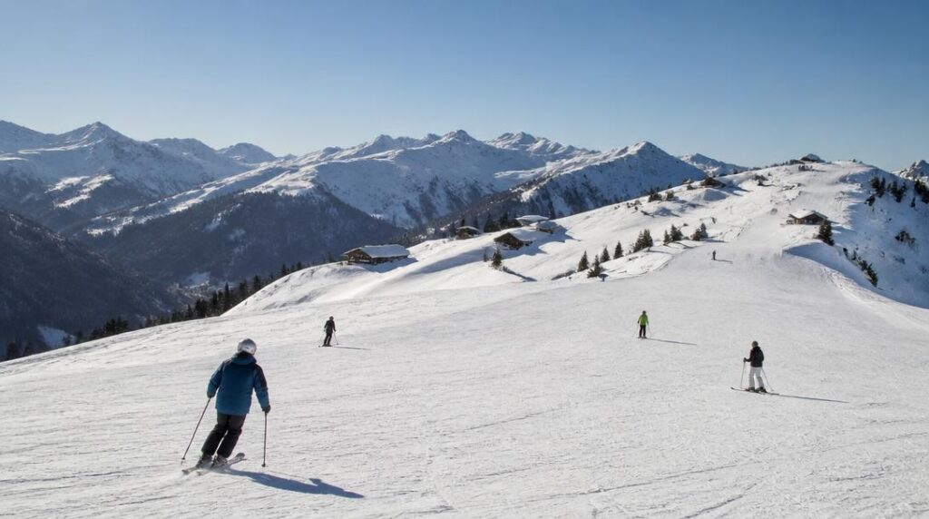 Domaine skiable Savoie aux pistes très ouvertes