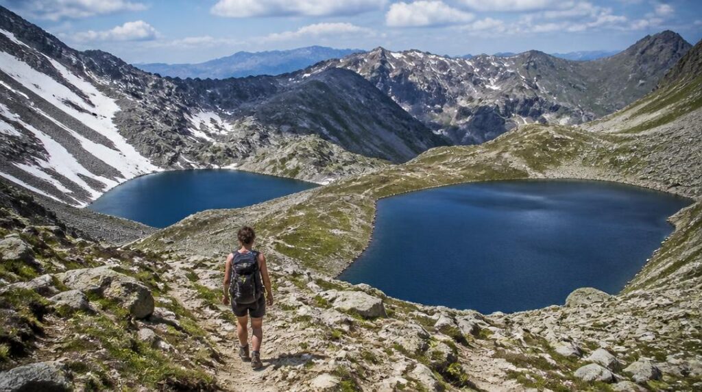 Lacs d'altitude pour randonnée de haute montagne