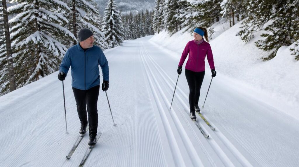 Sécurité sur les pistes de ski de fond