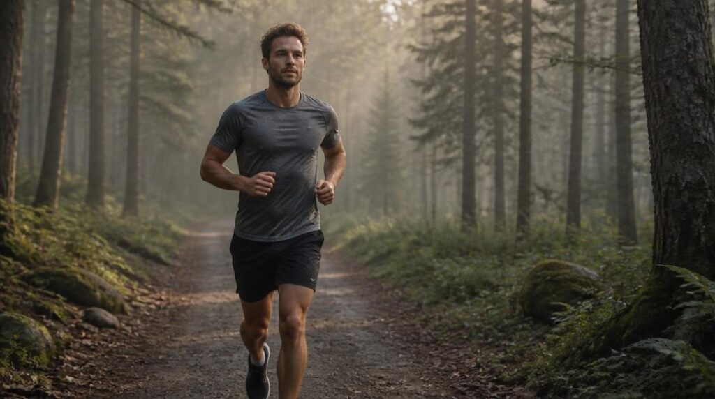 Coureur en footing facile pour développer son endurance