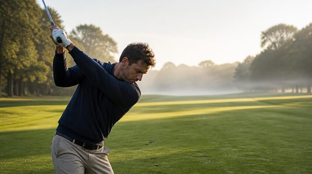 Golfeur sur parcours de précision