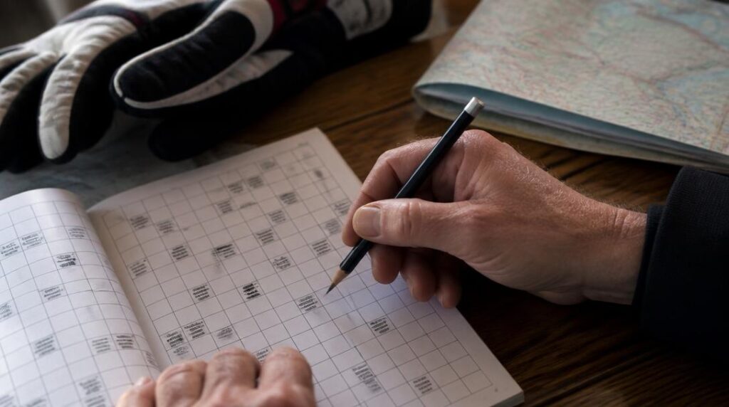 Lettres croisées vérifiées dans une grille de mots croisés